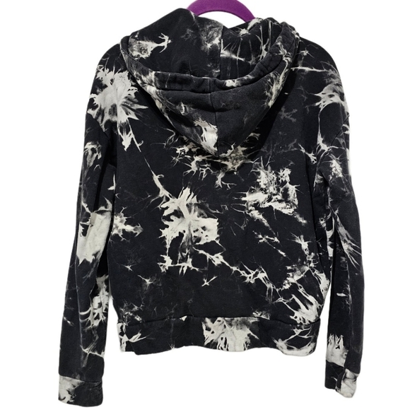 John + Jenn Tie Dye Full Zip Hoodie Sweatshirt - Picture 7 of 8